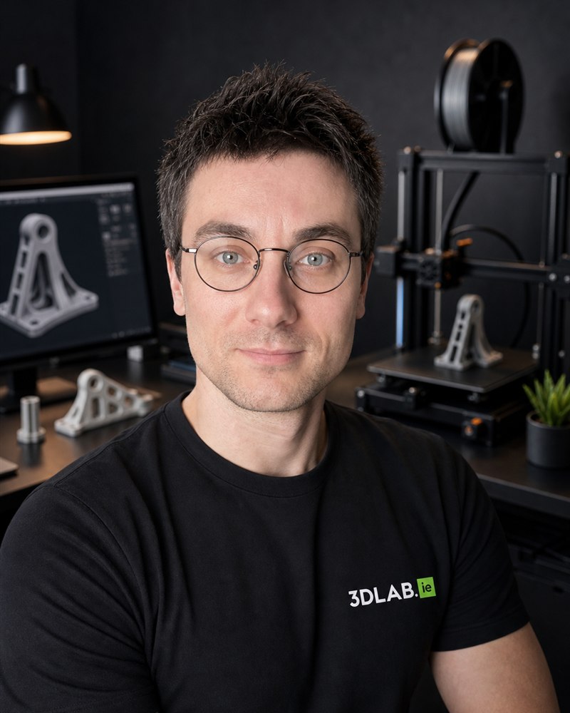 Serhii Pesotskyi, founder of 3DLab.ie